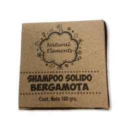 "Shampoo Sólido de Bergamota" Natural Elements