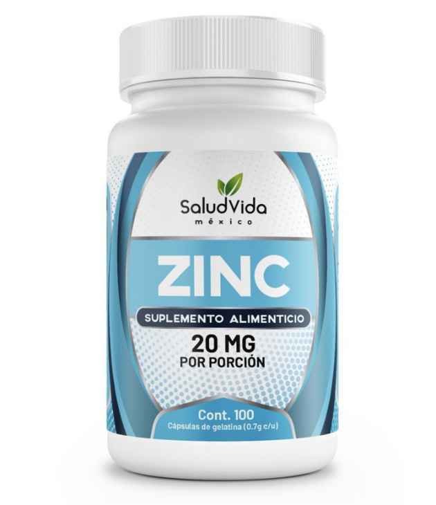"Zinc 20 mg" SaludVida