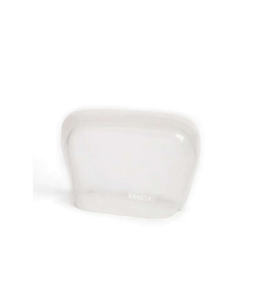 "Bolsa de Silicón Reusable Mediano Blanca" Kestävä