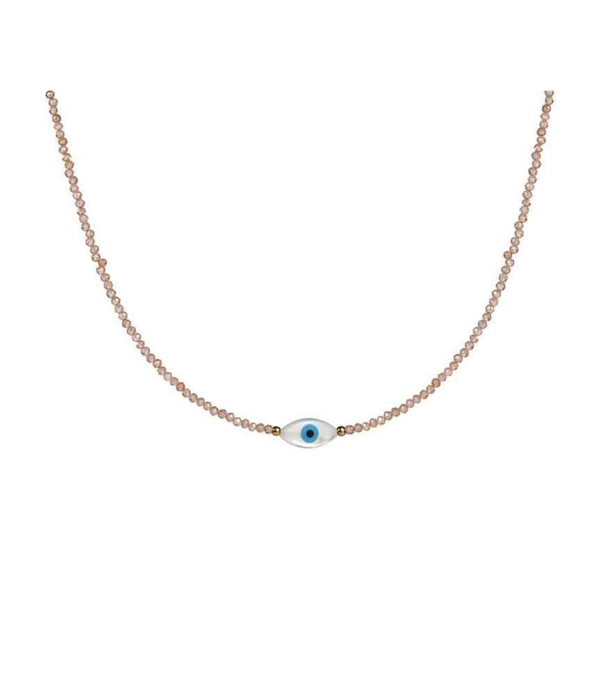 Collar Agua Dulce Ojo Turco