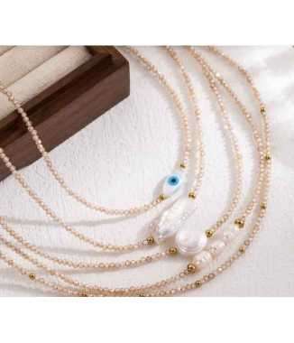 Collar Agua Dulce Ojo Turco