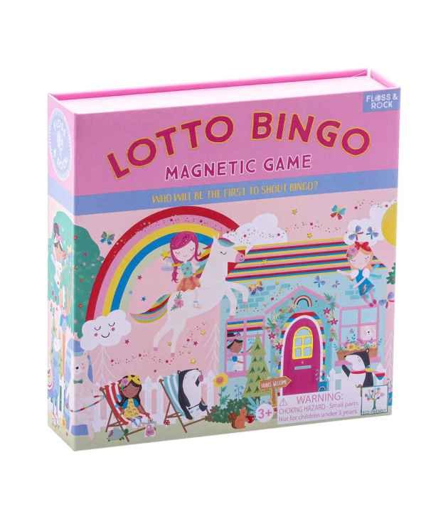 "Lotto/Bingo Magnético Unicornio"