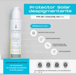"Protector Solar Despigmentante FPS 50+ UVA/UVB"