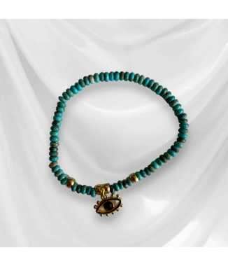 Pulsera Azul Aqua Ojo Turco