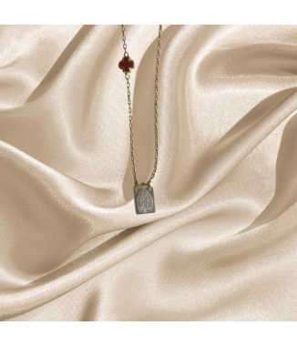 Escapulario con Cadena de Madre Perla