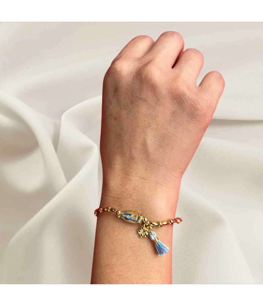 Pulsera Dorada Virgen