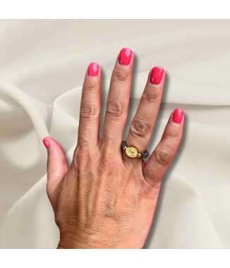 Anillo Gris Obscuro San Benito
