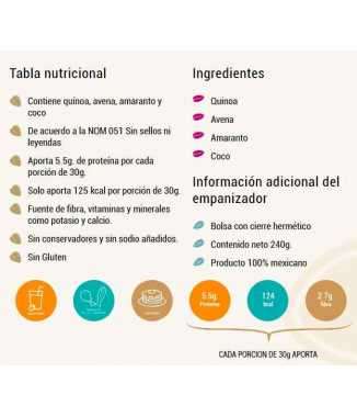 Empanizador Bajo en Sodio y Sin Pan - Nupki