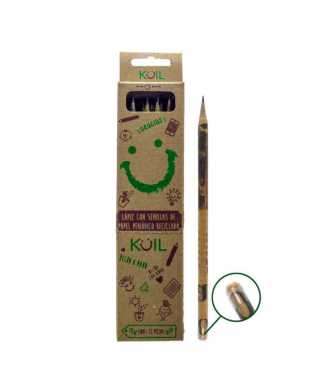 Lápices Ecológicos con Semilla Caja con 12 pzas