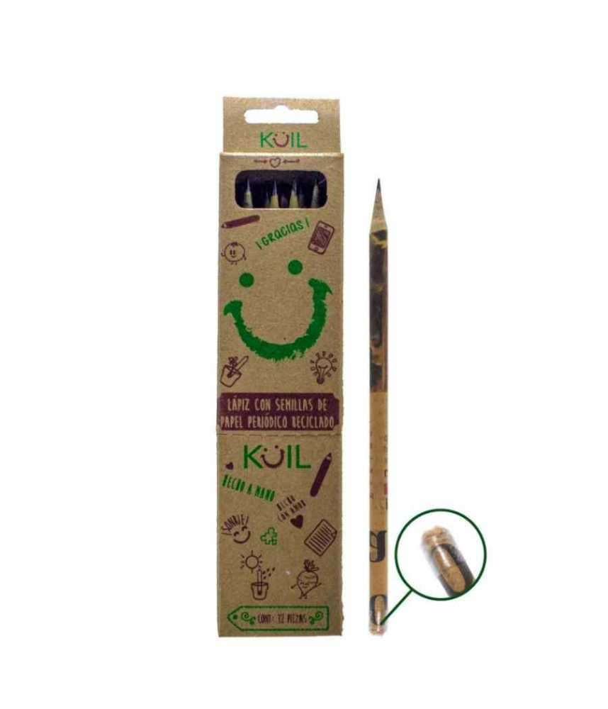 Lápices Ecológicos con Semilla Caja con 12 pzas