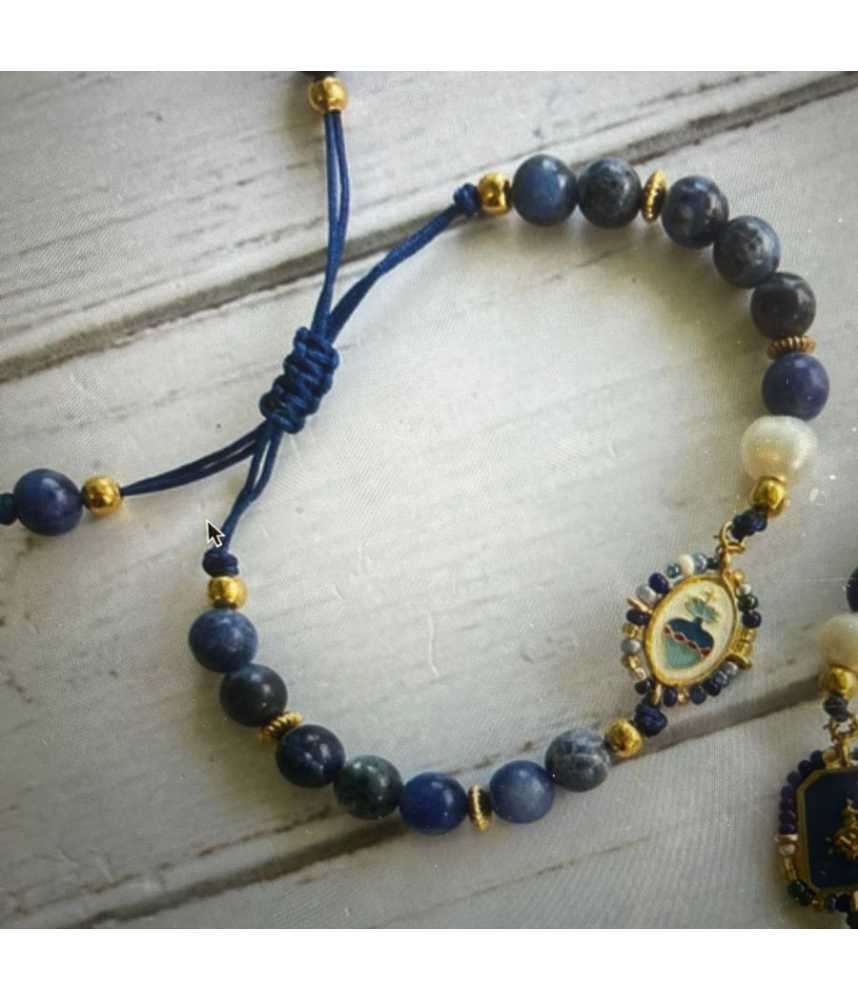Pulsera Azul Sagrado Corazón de Jesús