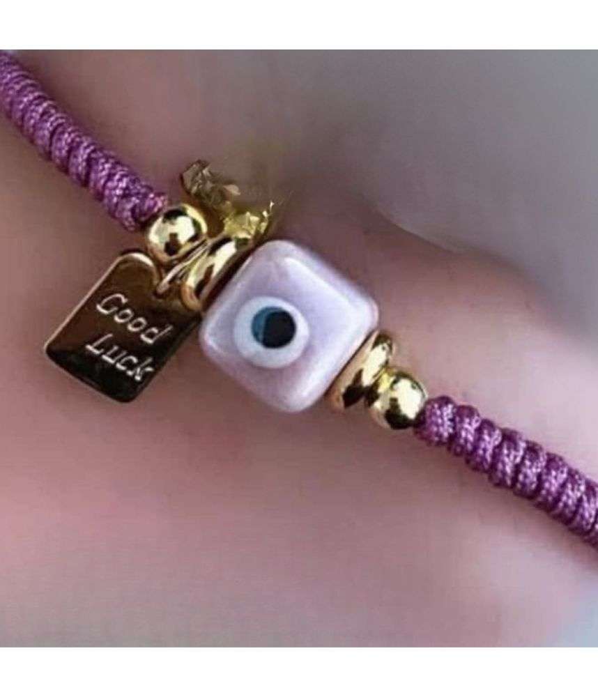 Pulsera Lila Ojo Turco