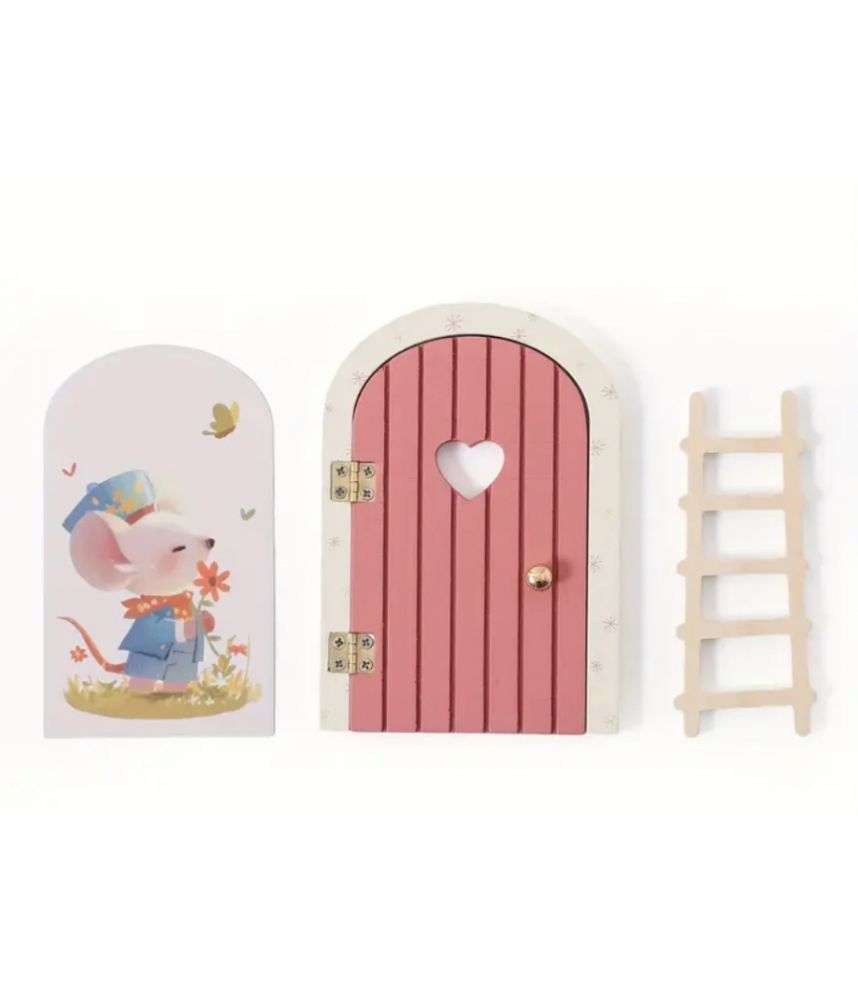 Puerta Para Hada o Ratón Pérez Color Rosa