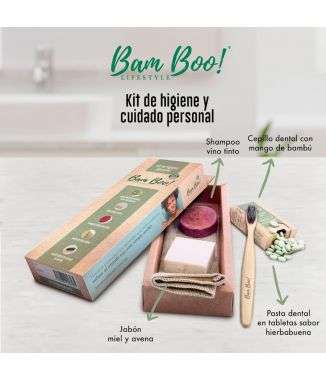 Kit Natural de Viaje y Oficina de Higiene y Limpieza Personal ✈️🌿