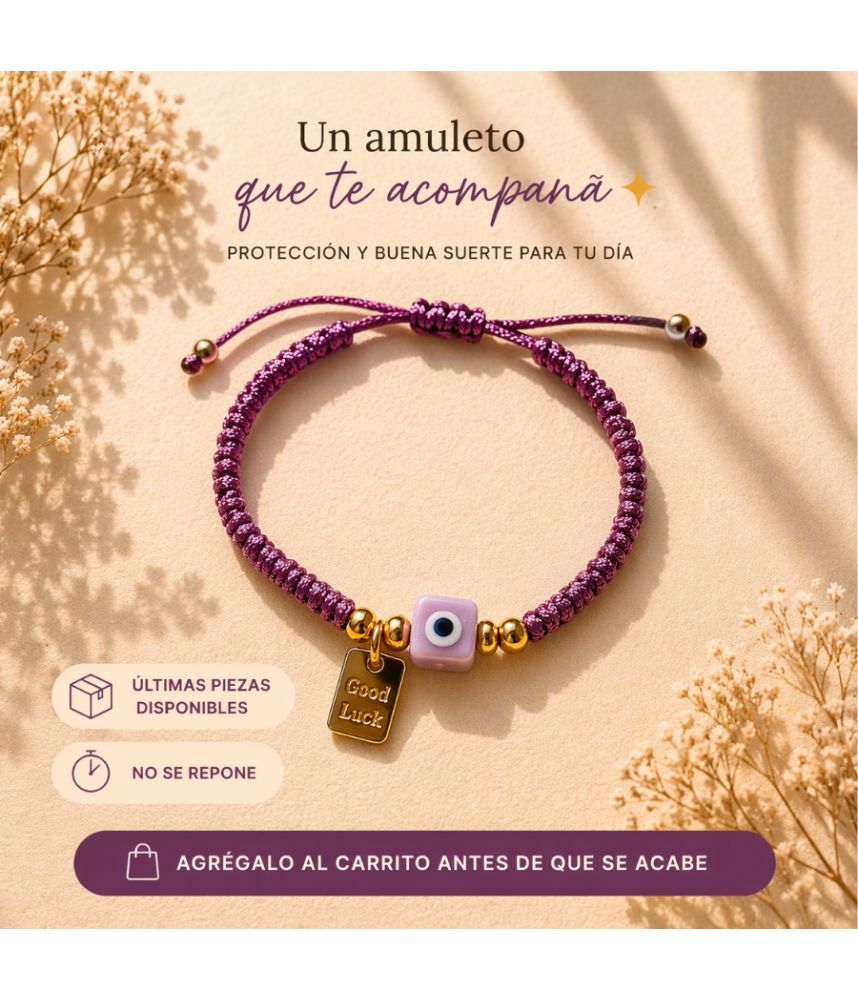 Pulsera Amuleto Good Luck - Protección & Intención