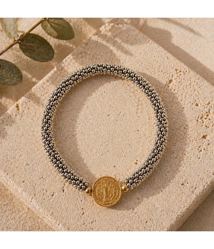 Pulsera Medalla San Benito· Fe que Acompaña