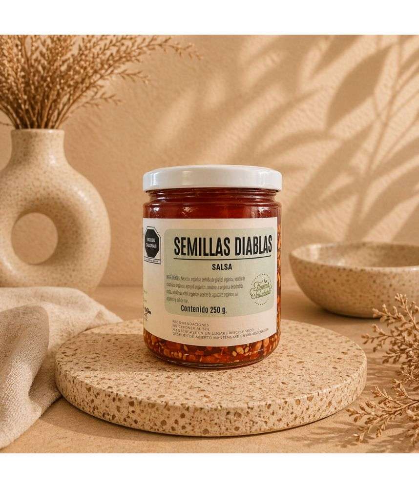 Salsa de Semillas Diablas Orgánica