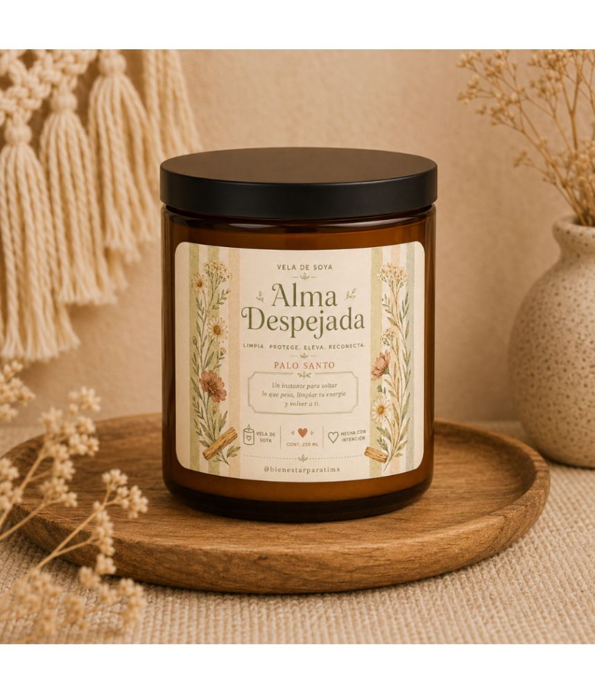 Alma Despejada – Vela de Palo Santo para Limpieza Energética ?