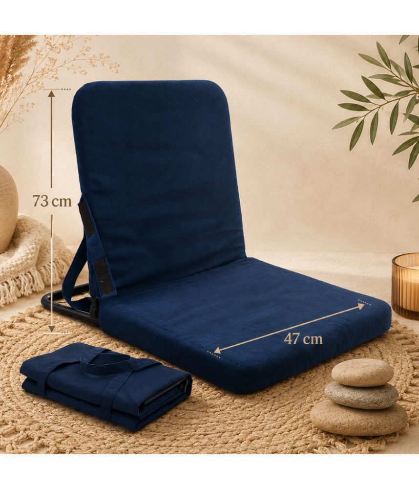 Vuelve a Ti – Asiento Plegable Azul para Meditación?‍♀️