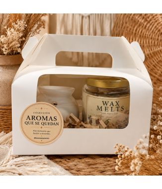 Derrite y Disfruta – Wax Melts + Quemador de Cerámica | Bergamota