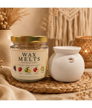 Derrite y Disfruta – Wax Melts + Quemador de Cerámica | Té Blanco