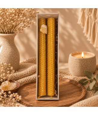 Ritual de Abundancia 11:22 – Velas de Miel con Citrino ✨